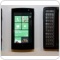 Three Windows Phone 7 Series devices, all in a row